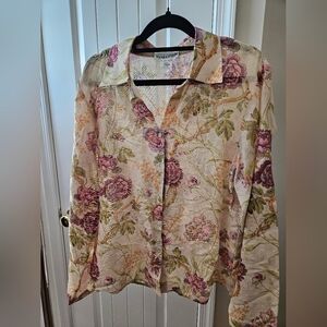 Floral Button-Up Shirt